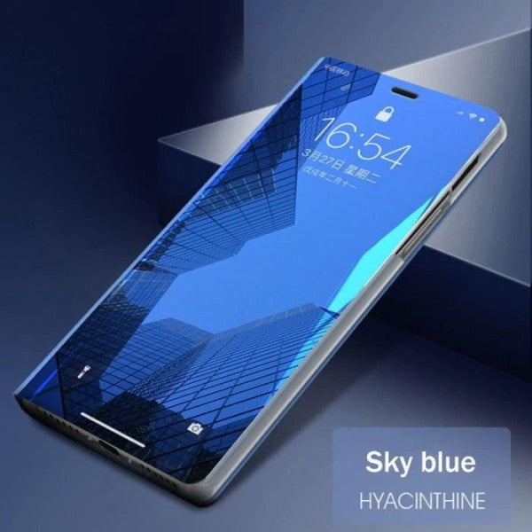 Full Body Protection Compatible with Samsung S21 FE Protection 360 Transparent Smart Case - Blue_max