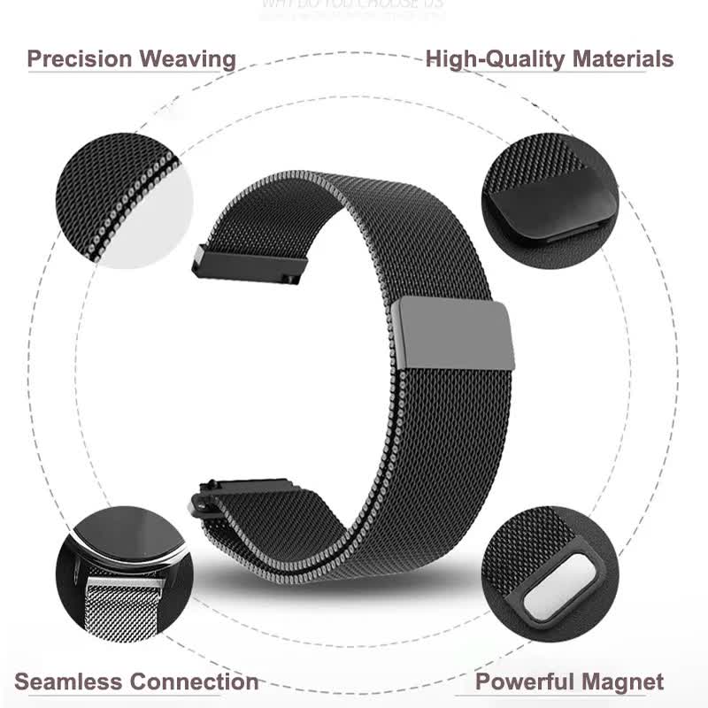 New 18mm 20mm 22mm Watchband for Garmin Venu 2S Wrist Strap Vivoactive 3 4S 4 Forerunner 245 645 Galaxy Watch 4 Classic 42 46mm PinkSand Nylon 20mm