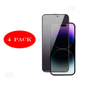 [4-Pack] iPhone 13 Privacy / Privacy Screen Protector Tempered Glass, Anti-spy protection iPhone 13 4 pieces