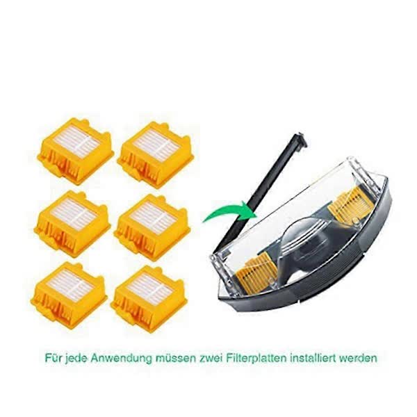 For iRobot Roomba 700 Series 760 770 780 Spare Parts Brushes & Flexible Beater Brush Side Brush HEPA