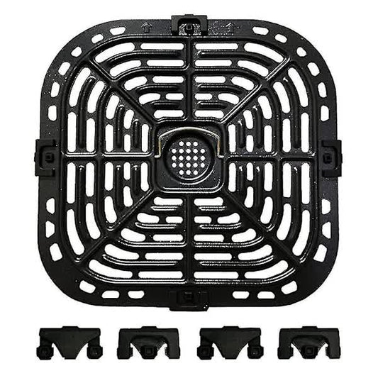 /NN/Replacement Grill Plate for Air Fryer Crispers for Instant Vortex 6qt with 4 Rubber Pads