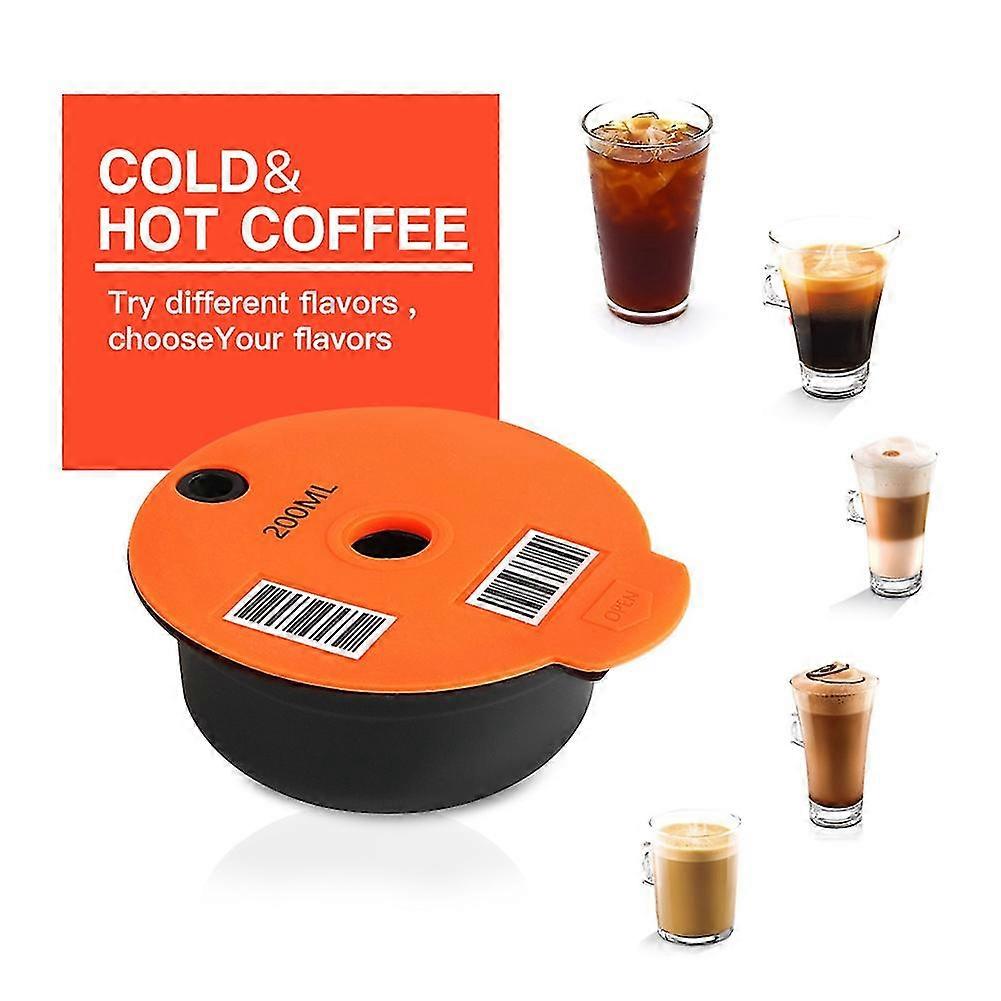 Refillable Coffee Capsules for Tassimo Bosch Machine Reusable Coffee Capsule Eco-Friendly 200ml