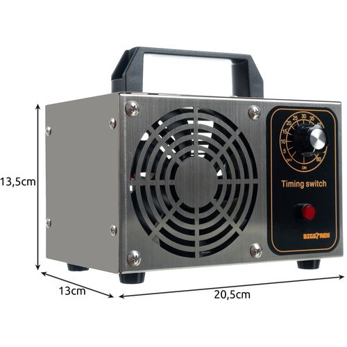 Black Air Purifier, 20000 mg/h - Cleans and Sanitizes the Air