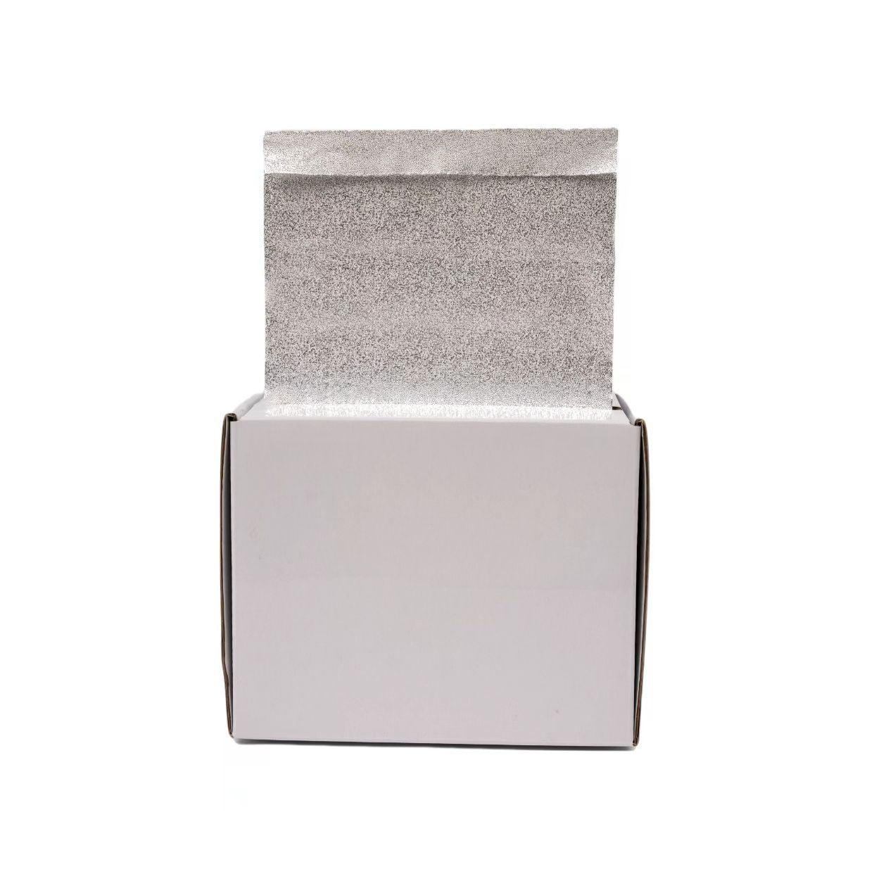 100m Hair Foil, Embossed Silver