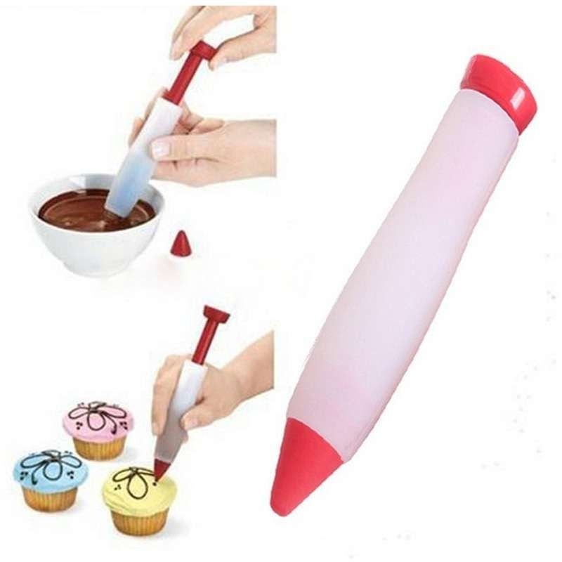 3pcs MultiColor Piping Syringe for Creative Pastries, Piping Pen