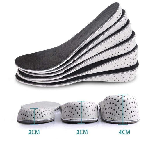 2cm 3cm 4cm Shoe Inserts Grow Taller Soles, Black