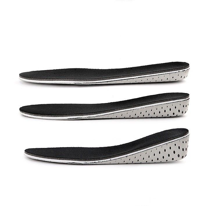 2cm 3cm 4cm Shoe Inserts Grow Taller Soles, Black