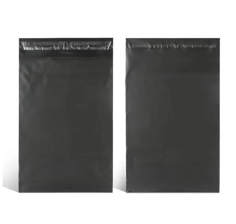 100pcs Black E-commerce Mail Bags, 45 x 60cm