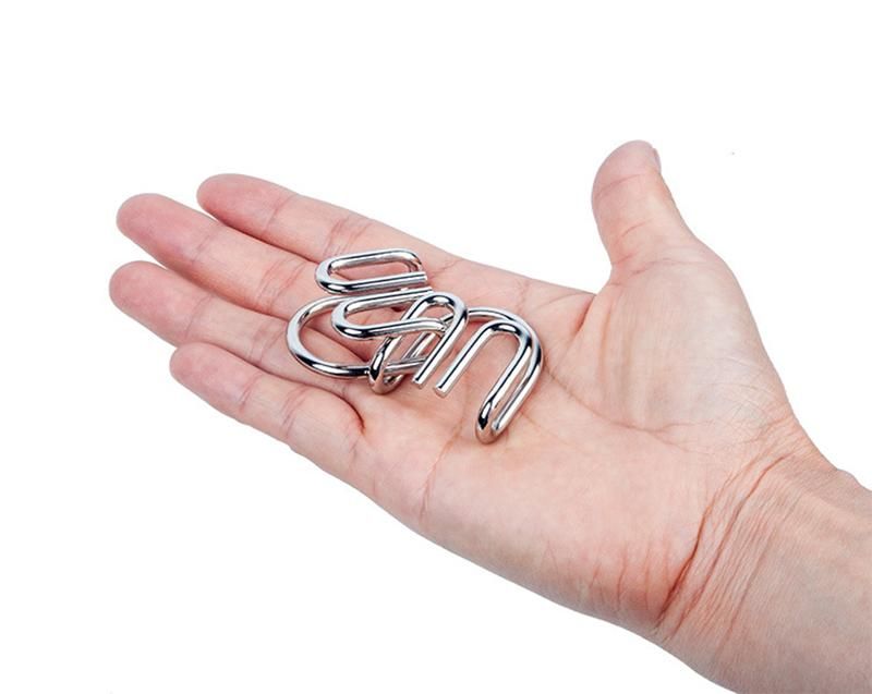 Brain Teaser Metal Puzzle, Pink