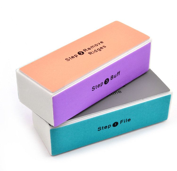 4 in 1 Nail Buffer File for Polishing and Filing, Multi Color