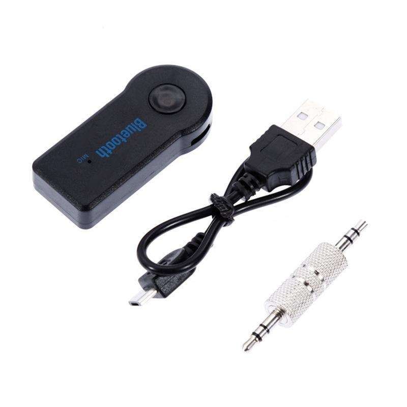 Bluetooth Music Receiver AUX 4.1, Black, Wireless Car Audio Adapter