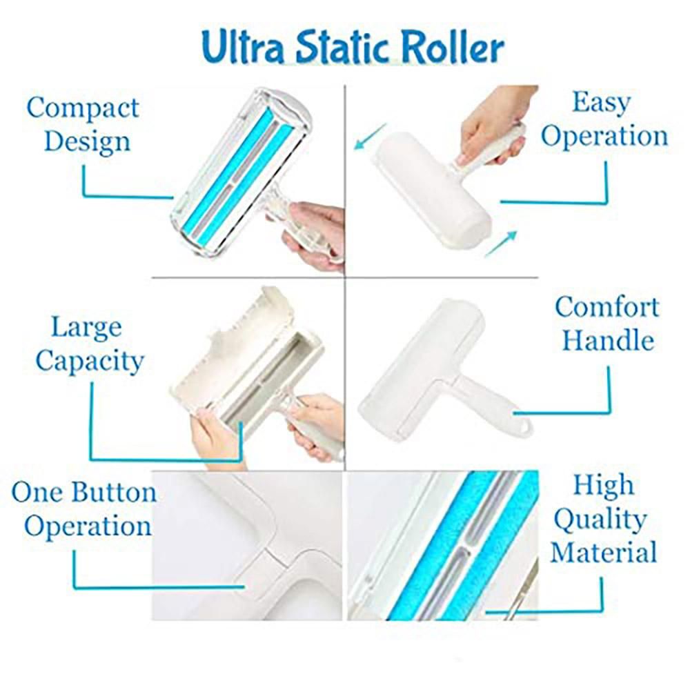 Pet Hair Roller Remover for Dogs and Cats, Blue