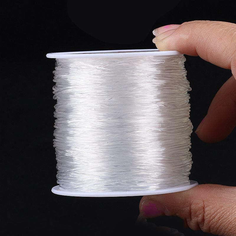 100m Transparent Elastic Jewelry Thread, 1mm Large Roll