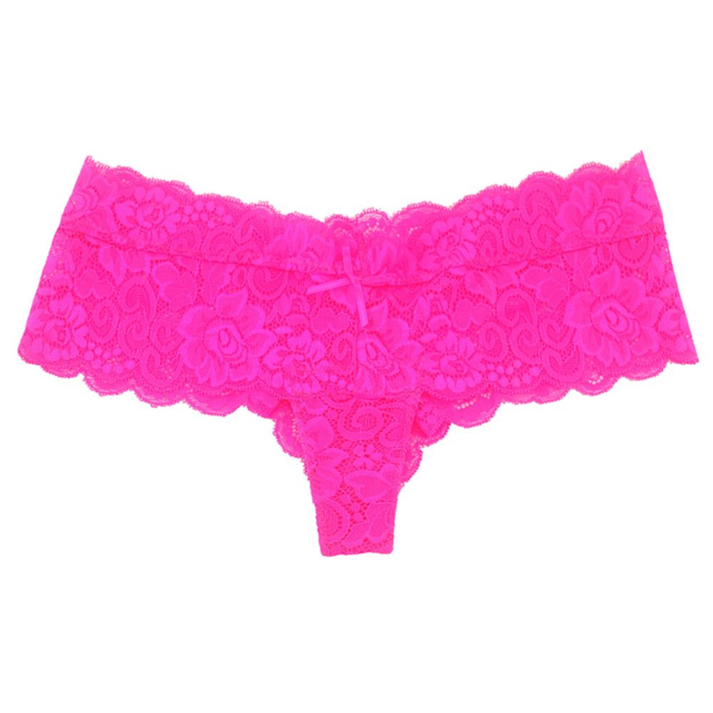 6-pack Half-String Lace Panties, M