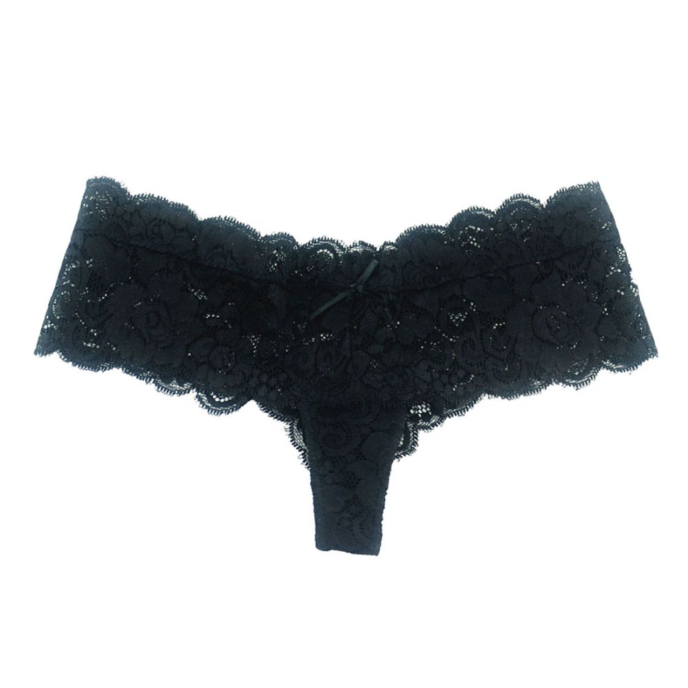 6-pack half-string lace panties, 6 colors