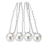 20 Pcs Wedding Hairpins with Pearls in White
