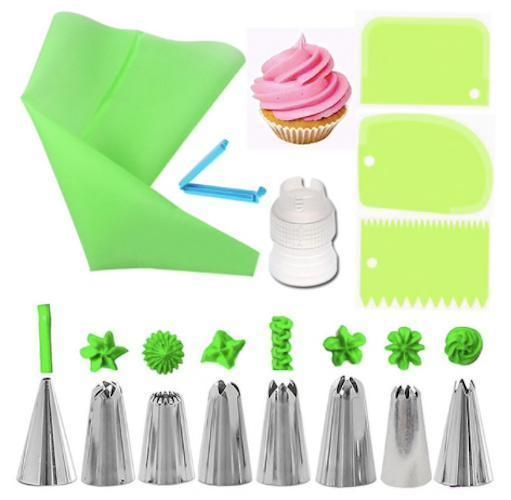 14-Piece Purple Tulle Set, Liquor Bag Tweezers Dough Scraper