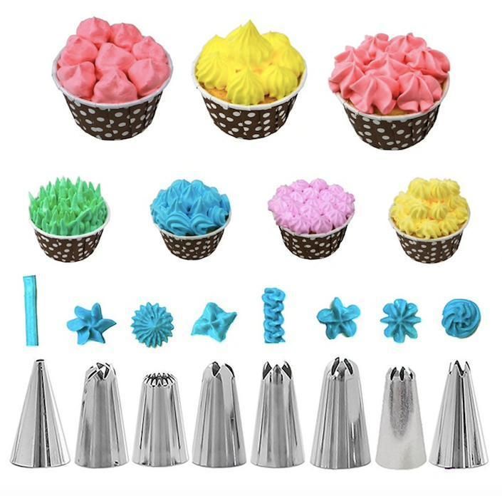 Blue Tulle Set with Liquor Bag, Liquor Tweezers, and Dough Scraper, 14 Pieces