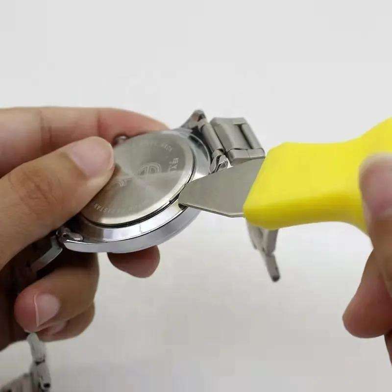Watch Battery Replacement Tool, Case Opener, Yellow