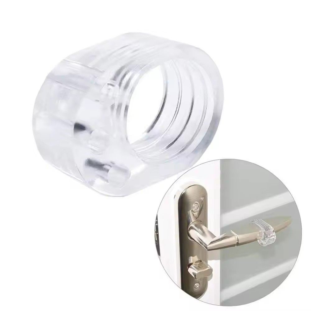 8-Pack Clear Door Handle Stops, 1.57\