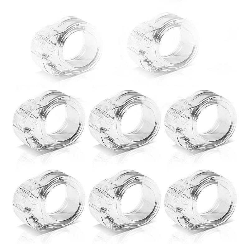 8-Pack Clear Door Handle Stops, 1.57\