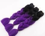Six Giant Braids Gradient Reggae Braids, Turquoise