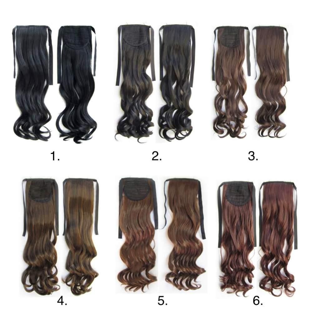 Ponytail Hair Extension 4 Pack, Multiple Colors