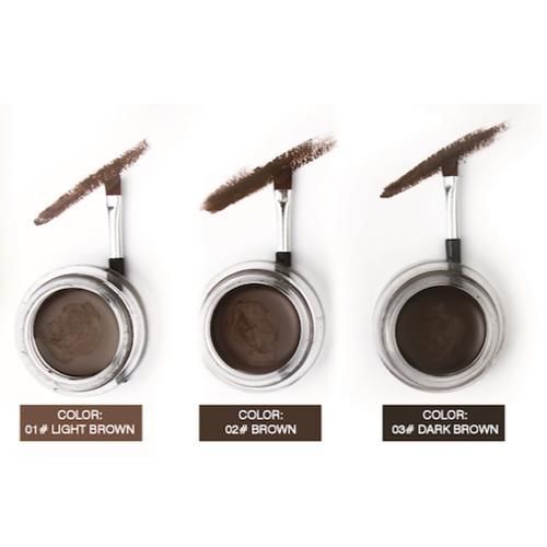 Eyebrow Pomade Dark Brown 2in1 Eyeliner