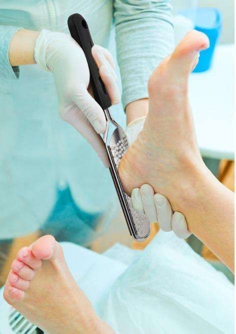 Black Stainless Steel Foot File, Smooth Feet With Style