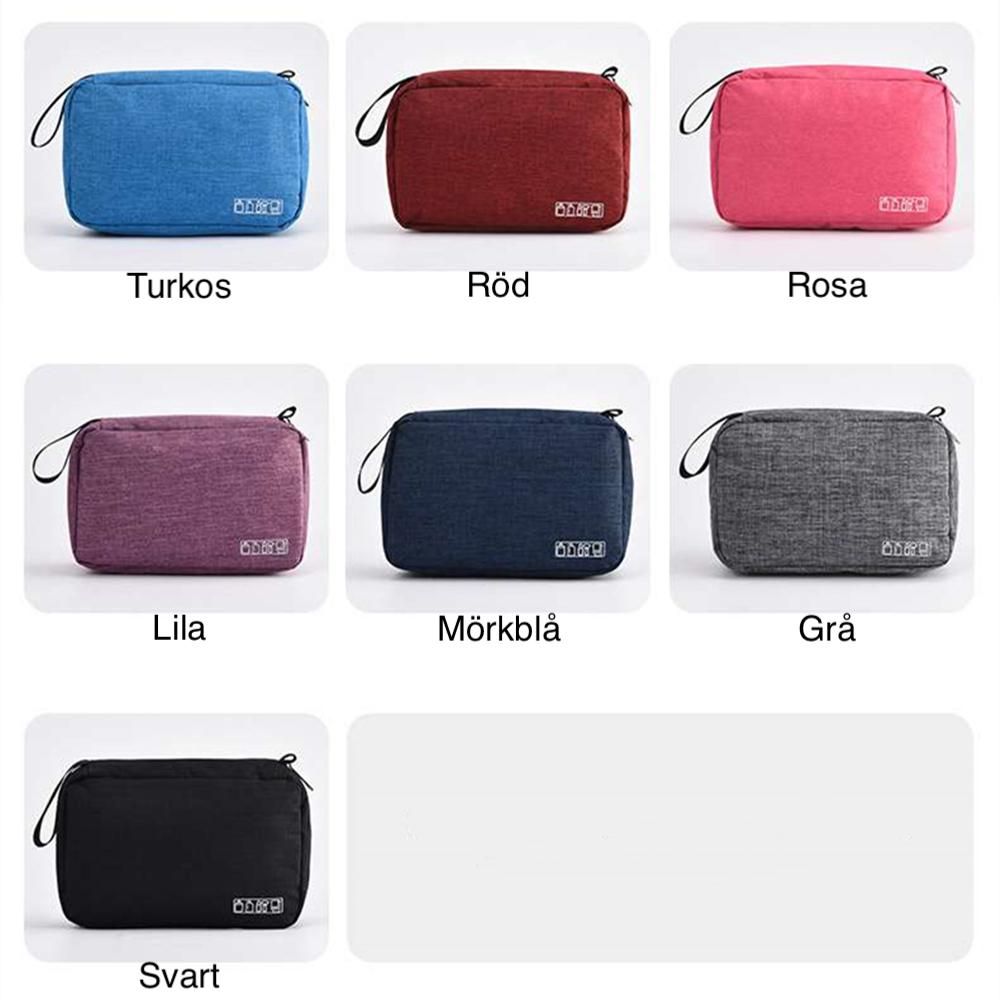 Travel Toiletry Bag Grey Spacious Hanging, Perfect for Travel