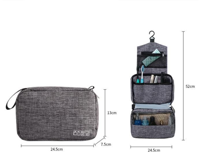 Travel Toiletry Bag Spacious Hanging for Travel, Purple
