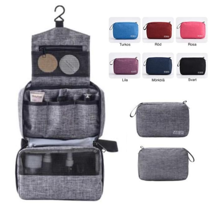 Hanging Toiletry Bag Travel Spacious, Turquoise