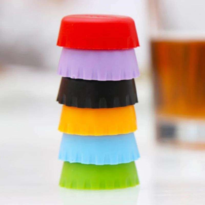 Beer saver vacuum sealer stopper, 6-pack, MultiColor for beer lovers
