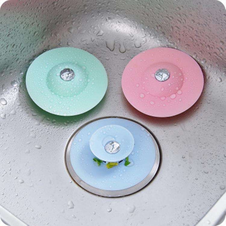 4 Pcs Hair Trap Stopper for Bathtub and Sink, White