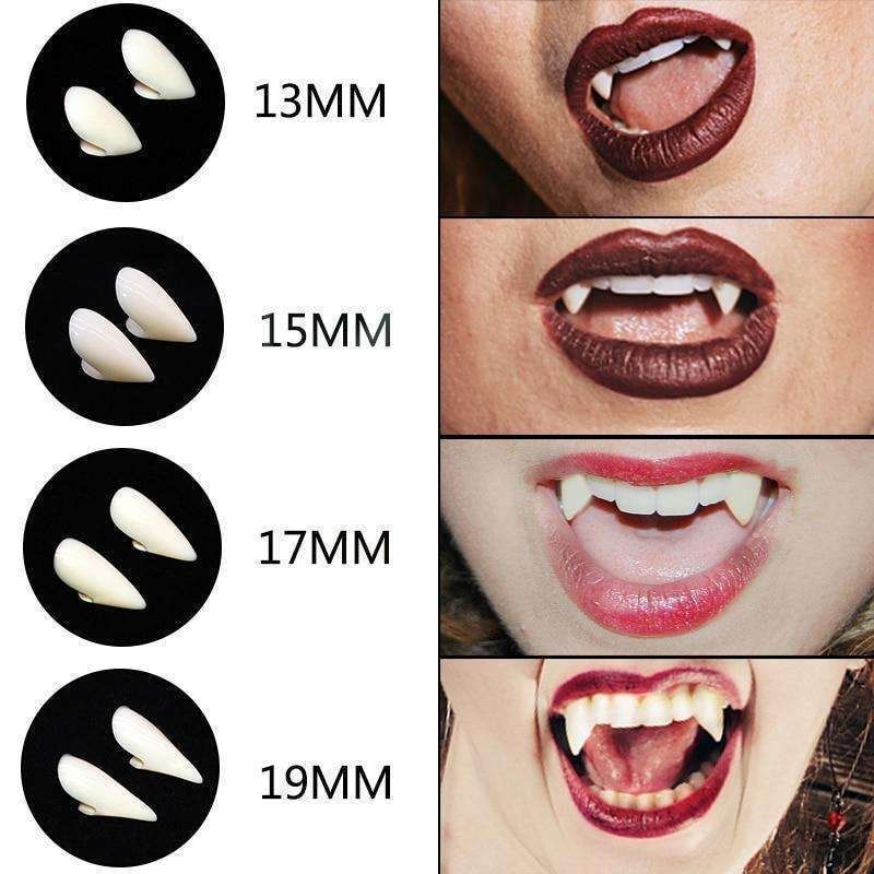 Vampire Teeth Halloween Costume Accessory, 17mm