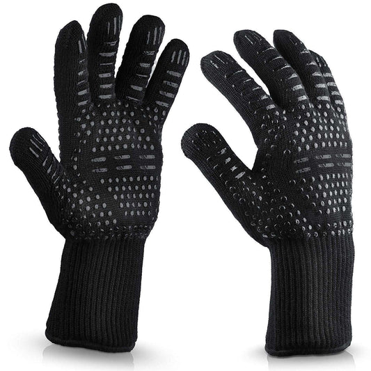 2-pack Grill Pot Mitt with Super Grip, Black