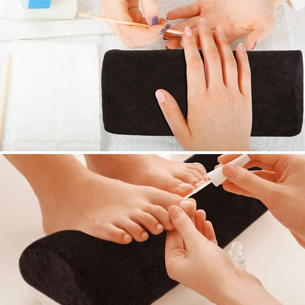 Nail Cushion Wrist Support for Manicure Gel Acrylic Nails, Cerise