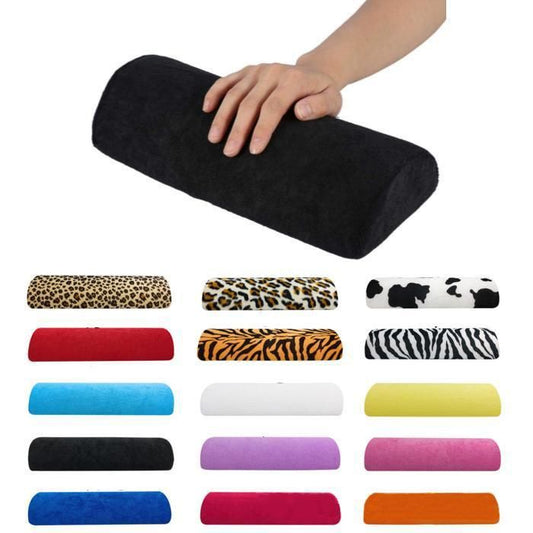 Leopard Pattern Nail Cushion Wrist Support for Manicure UV Gel Acrylic