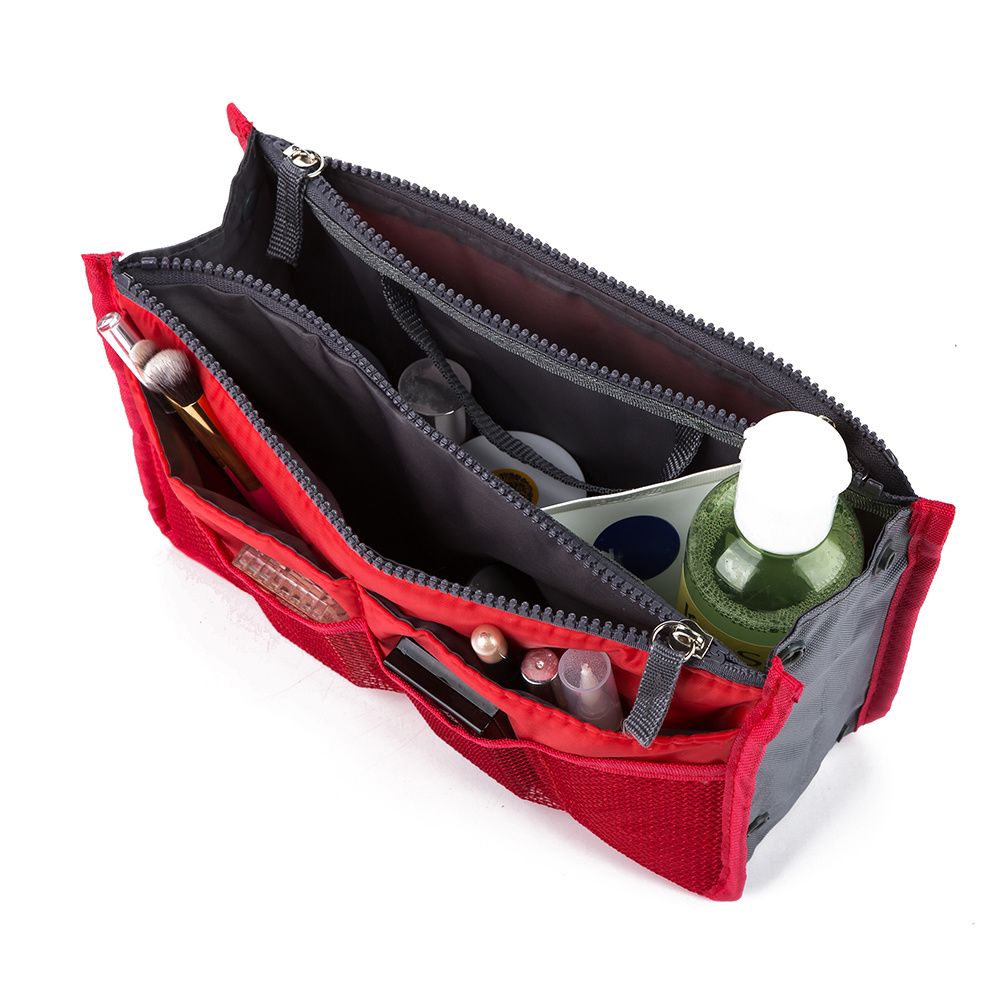 Pink toiletry bag set, Bag in bag
