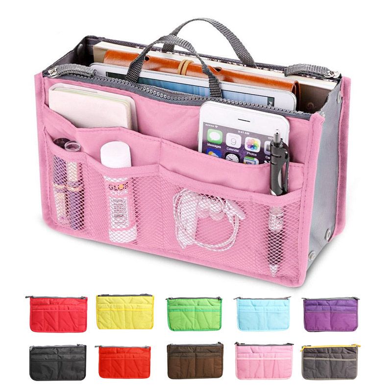 Toiletry bag set, Green, Bag in bag
