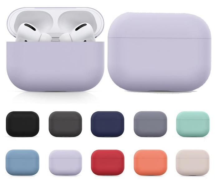 Silicone Case for AirPods Pro, Orange - Compatible with Apple