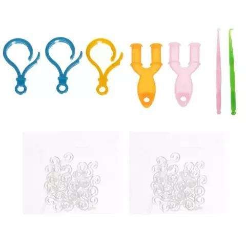 1500 rubber bands DIY loom bands kit, Multicolor