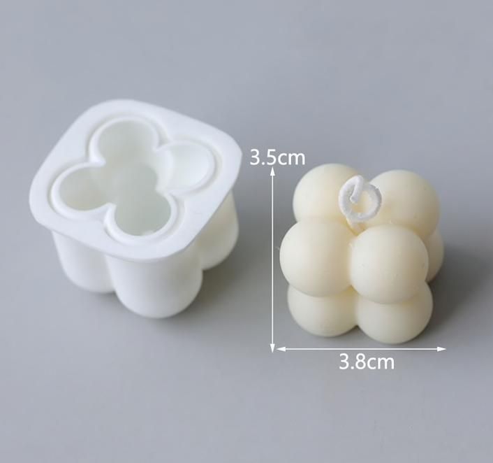 2pcs white candle molds, DIY for making your own candles