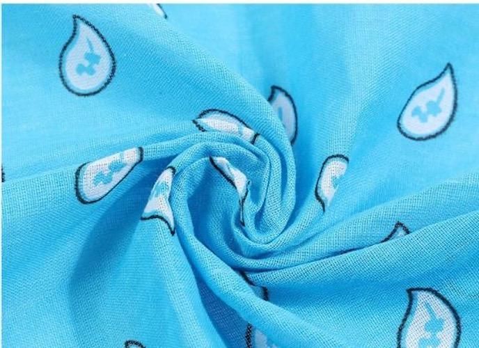10 pcs Paisley Bandana Scarves, 54x54cm, Warm Colors