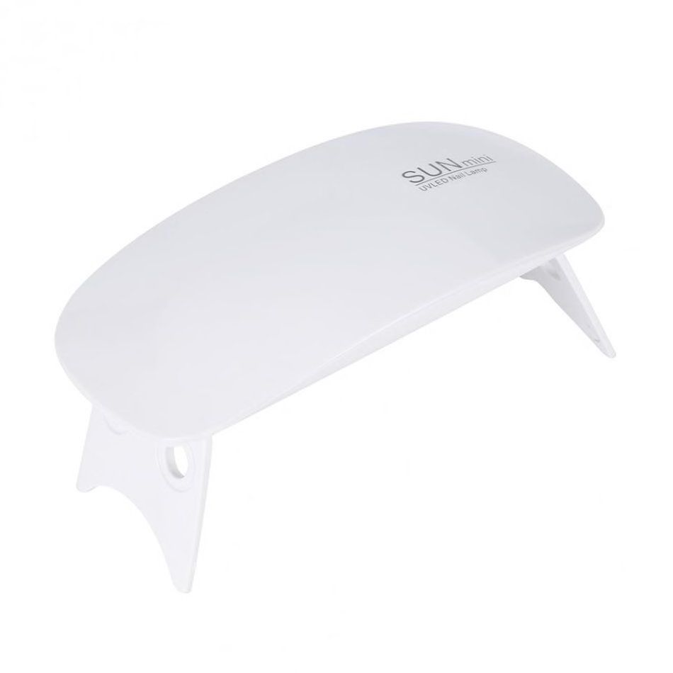 UV LED Nail Lamp 12W Mini, White for Gel Polish Hybrid Gel