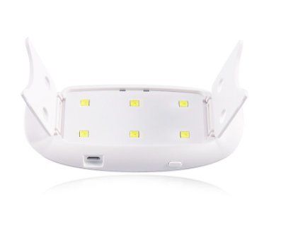 Mini UV LED Nail Lamp 12W for Gel Polish Hybrid Gel, Pink