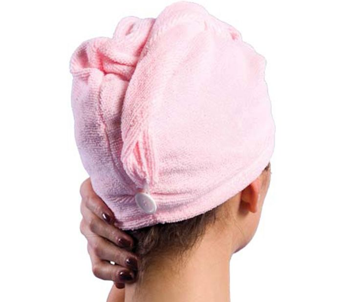 Microfiber Hair Turban Towel, Purple
