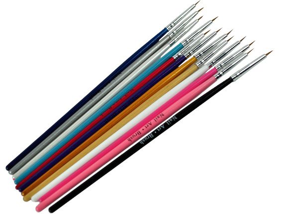 Nail brush for nail art, 1pc