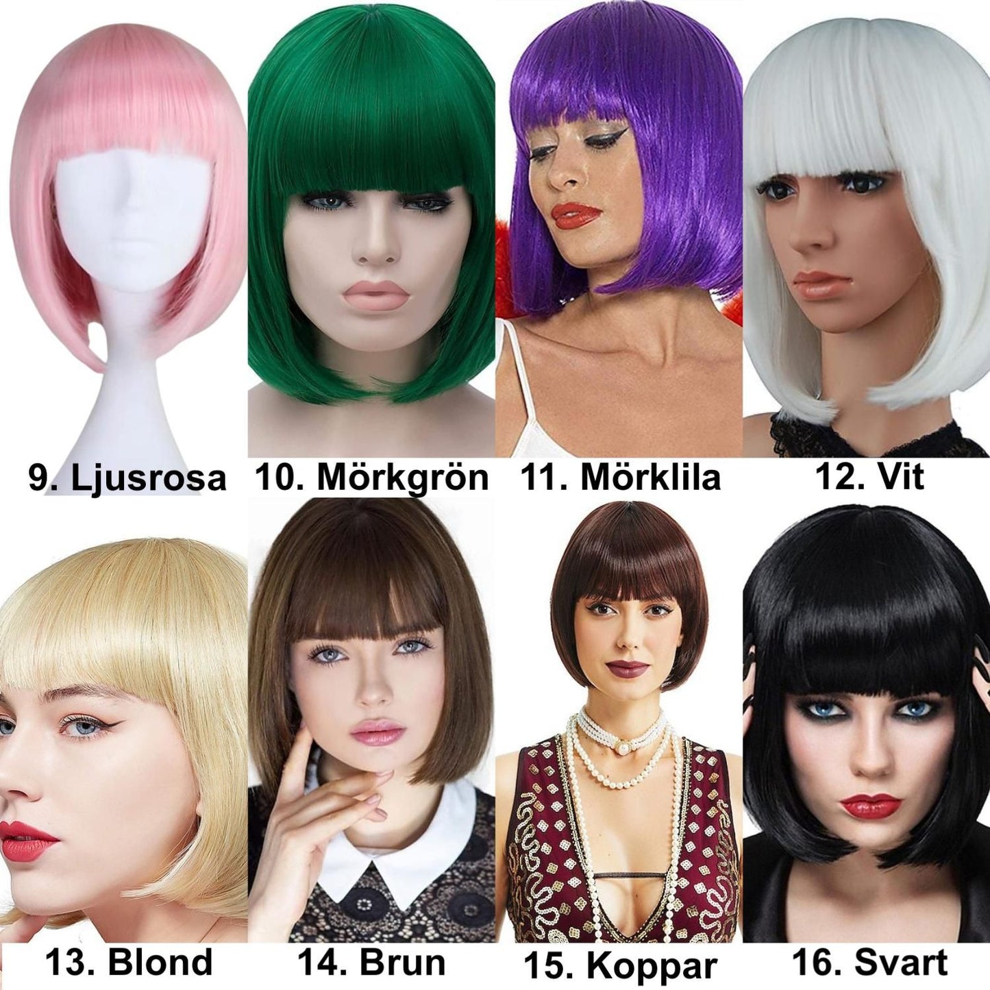 Turquoise Synthetic Wig for Party, Pride, Parades and Cosplay