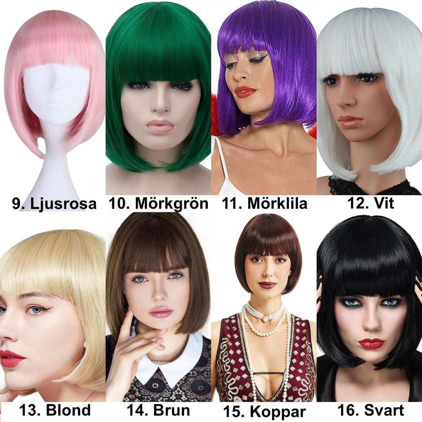 Blonde Synthetic Wig for Party Pride Parades and Cosplay